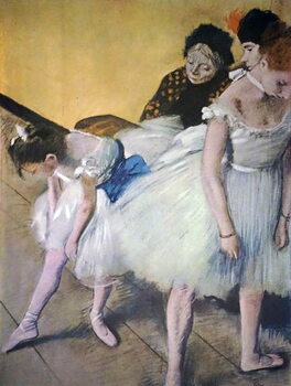 Canvas Print Painting titled 'The Dancing Class'