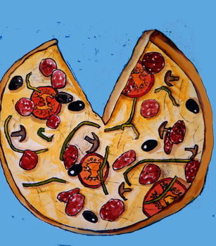 Canvas Print Pizza