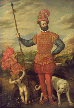 Canvas Print Portrait of an Italian Nobleman