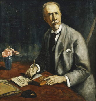 Canvas Print Portrait of Emile Bauman, 1927