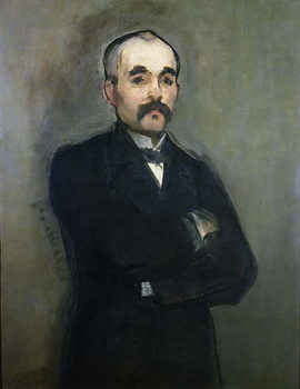 Canvas Print Portrait of Georges Clemenceau (1841-1929) 1879