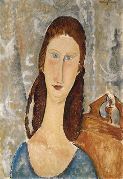 Canvas Print Portrait of Jeanne Hebuterne