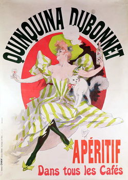 Canvas Print Poster advertising 'Quinquina Dubonnet' aperitif
