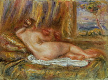 Canvas Print Reclining nude, 1914