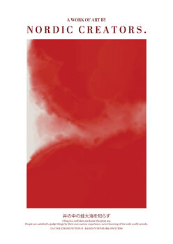 Canvas Print Red Japan