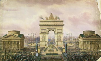 Canvas Print Return of the Ashes of the Emperor to Paris, 15th December 1840