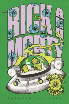 Canvas Print Rick And Morty - Spaceship