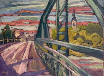 Canvas Print Road to my Town, 2004