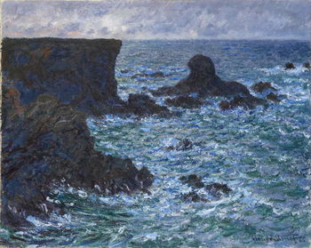 Canvas Print Rocks at Port Coton, the Lion Rock, 1886