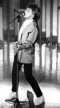 Canvas Print Rod Stewart , May 1984