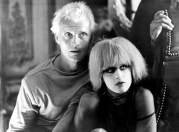 Canvas Print Rutger Hauer and Daryl Hannah, Blade Runner