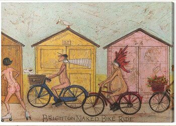 Canvas Print Sam Toft - Brighton Naked Bike Ride