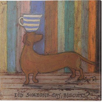 Canvas Print Sam Toft - Did Someone Say Biscuits