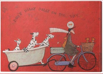 Canvas Print Sam Toft - Don't Dilly Dally on the Way