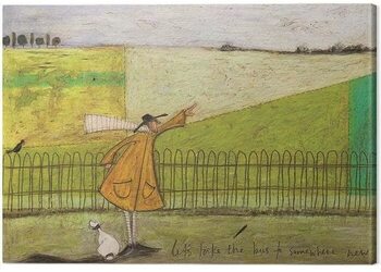 Canvas Print Sam Toft - Let‘s Take the Bus to Somewhere