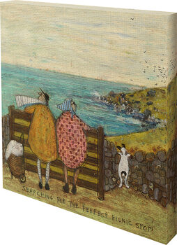 Canvas Print Sam Toft - Searching For The Perfect Picnic Spot