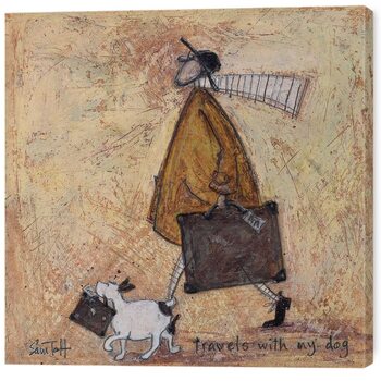 Canvas Print Sam Toft - Travels with the Dog