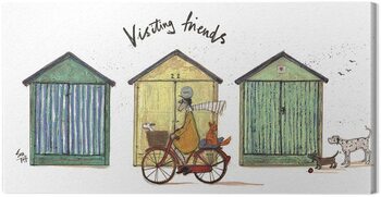 Canvas Print Sam Toft - Visiting Friends