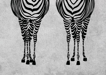 Canvas Print Sexy Zebras
