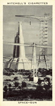 Canvas Print Space-Gun