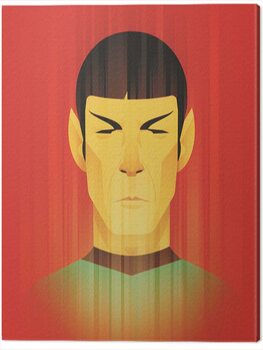 Canvas Print Star Trek - Beaming Spock - 50th Anniversary