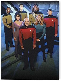 Canvas Print Star Trek: The Next Generation - Enterprise Officers