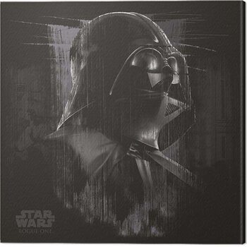 Canvas Print Star Wars: Rogue One - Darth Vader Black