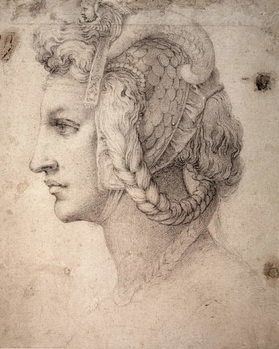Canvas Print Study of Head