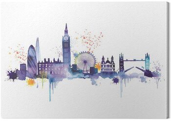 Canvas Print Summer Thornton - London Skyline