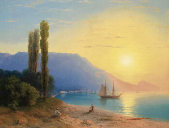 Canvas Print Sunset over Yalta, 1861