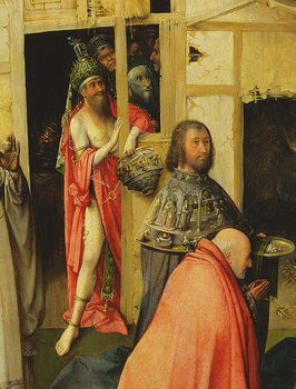 Canvas Print The Adoration of the Magi, detail of the Antichrist