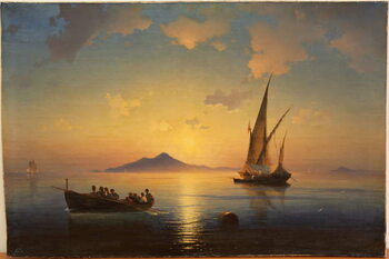 Canvas Print The Bay of Naples, 1841