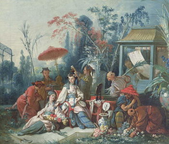 Canvas Print The Chinese Garden, c.1742