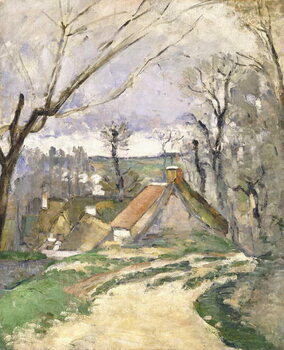 Canvas Print The Cottages of Auvers, 1872-73