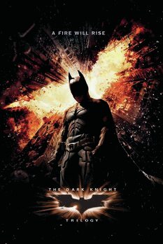 Canvas Print The Dark Knight Trilogy - A Fire Will Rise
