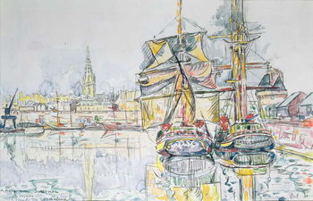 Canvas Print The 'Emerald Coast', St. Malo, 1931