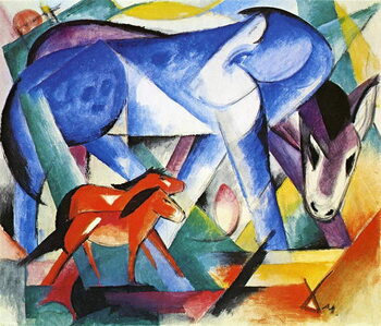 Canvas Print The First Animals, 1913