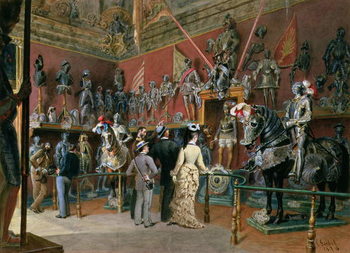 Canvas Print The first Armoury Room of the Ambraser