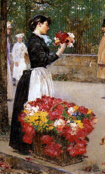 Canvas Print The Flower Girl, 1888