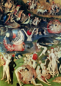 Canvas Print The Garden of Earthly Delights, 1490-1500