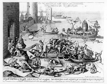 Canvas Print The Happy and Trouble Free Life of the Cripple