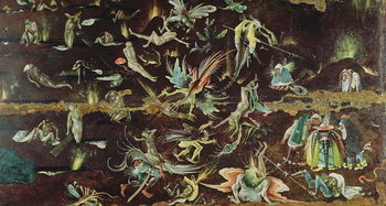Canvas Print The Last Judgement, c.1504 (oil on panel)