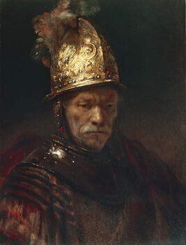Canvas Print The Man with the Golden Helmet