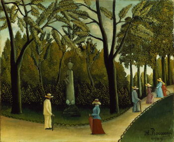 Canvas Print The Monument to Chopin in the Luxembourg Gardens, 1909