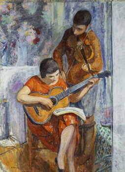 Canvas Print The Musicians; Les musiciens, c.1930