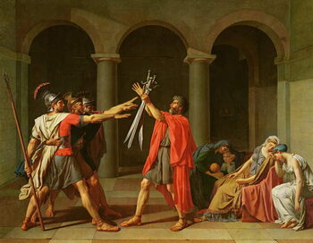 Canvas Print The Oath of Horatii, 1784