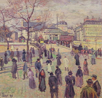 Canvas Print The Pont de l'Archeveche, 1897