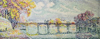 Canvas Print The Pont des Arts, 1928
