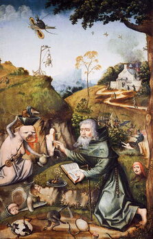 Canvas Print The Temptation of Saint Anthony