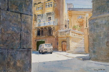 Canvas Print The Walls of Birgu, 2011